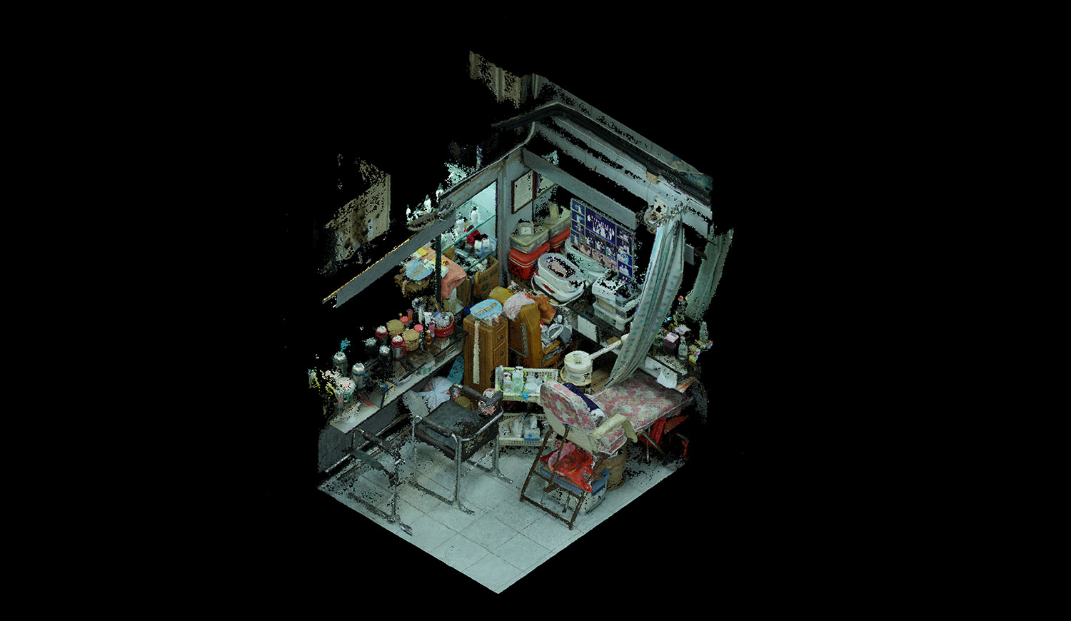 Point cloud data from Barber shop